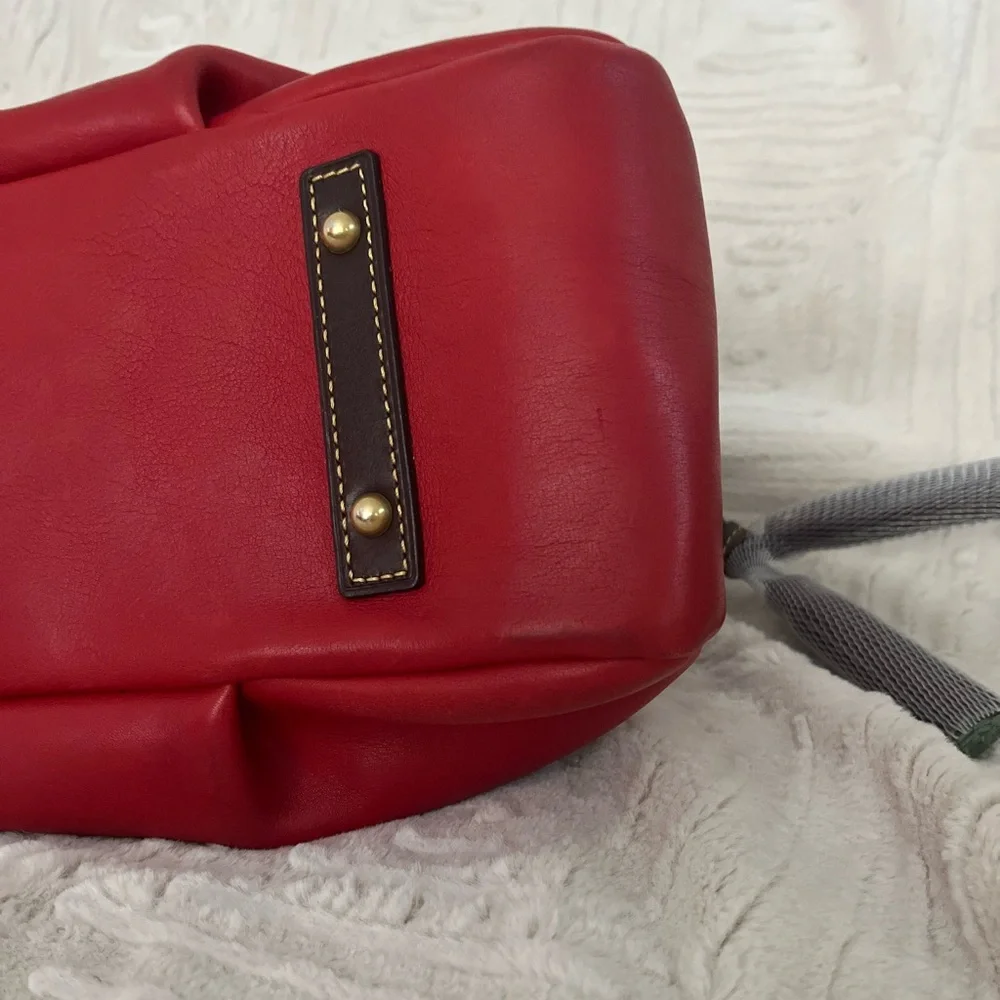 Dooney & Bourke Cherry Red Satchel - Picture 5 of 5